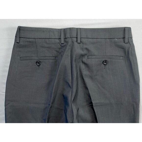 Kennith Cole Reaction Techni-Cole Slim Fit Performance Dress Pants. Gray, 34X30. - Picture 7 of 7